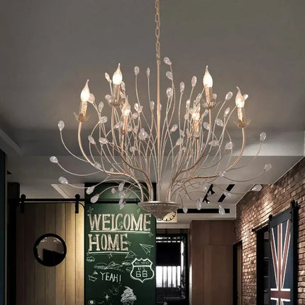 Lustre LED en cristal pour intérieur élégant et moderne — LZ4X9P2