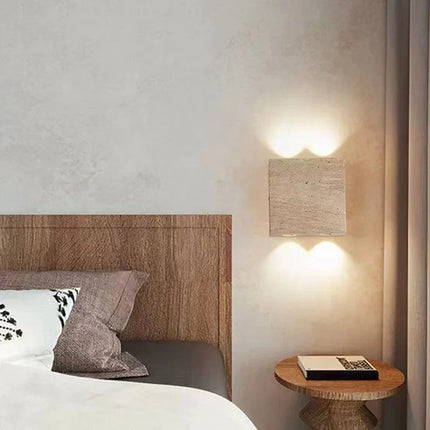 Applique murale LED en pierre naturelle 3000K pour ambiance chaleureuse — LZ4X9T2
