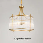 3 lumières D40 H58cm