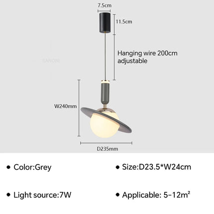 Suspension LED moderne pour décoration intérieure élégante — LZ4N7Q2
