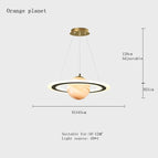 Planète orange / Lumière variable
