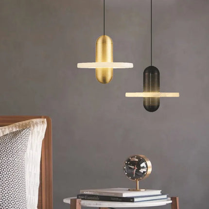 Lustre en marbre naturel style nordique pour intérieur élégant — LZ7D3X