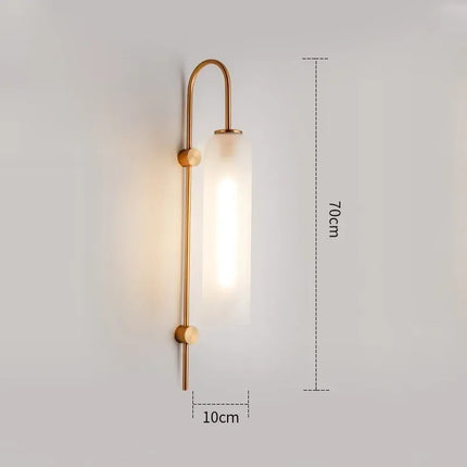 Applique murale LED en verre pour intérieur chambre et salon — LZ4X7QJ