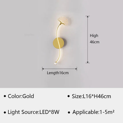 Applique murale LED au design moderne pour décoration intérieure élégante — LZ4P9XQ