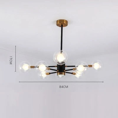 Suspension luminaire en verre bulles style nordique pour salon et chambre — LZ4X9T2