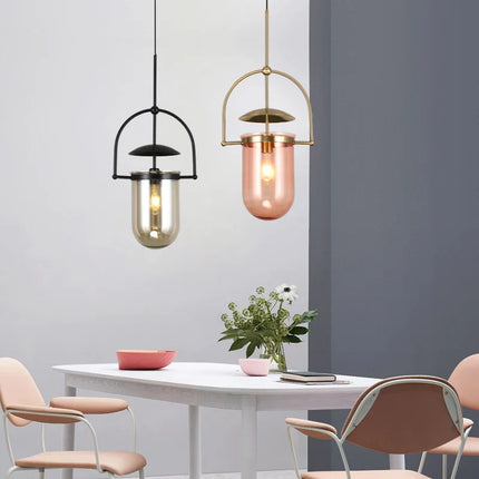 Suspension en verre au design minimaliste pour intérieur moderne — LZ4X9P