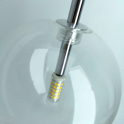 Suspension nordique en verre clair au design moderne — LZ4P9X