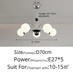 Argent 5 têtes / 7W Blanc Froid