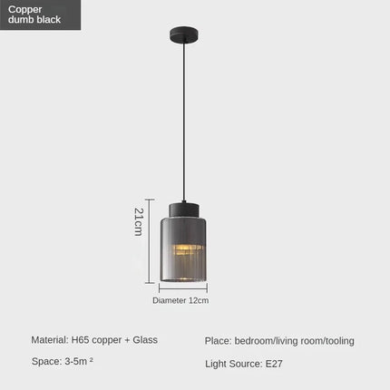 Suspension en cuivre au design moderne pour éclairage de luxe — LZ4X9P
