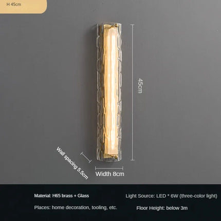 Applique murale LED en verre pour intérieur contemporain — LZ4X9P2