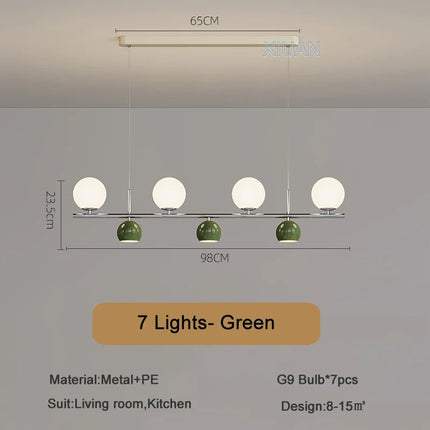 Suspension LED ronde pour table design moderne — LZ4X9Q2