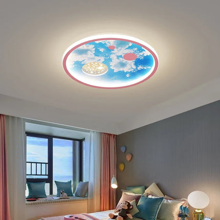 Lustre nordique lumineux style dessin animé pour enfants — LZ4X9J