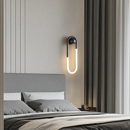 Applique murale LED moderne en forme d’ellipse pour intérieur — LZ4X9P2