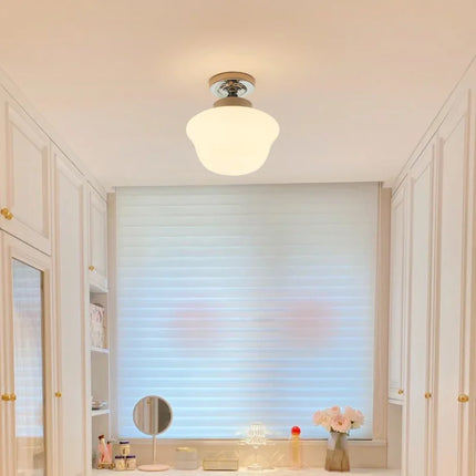Plafonnier en verre style médiéval pour porche et balcon — LZ4D9XQ