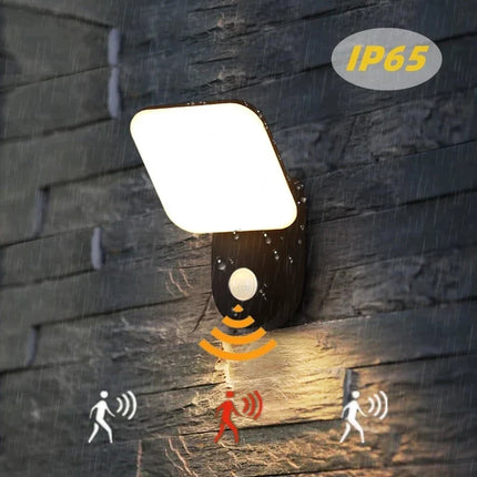 Applique murale LED extérieure moderne avec capteur étanche pour jardin — LZ4Q9T1