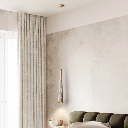 Suspension en ciment style wabi-sabi pour décoration intérieure moderne — LZ4X9P2