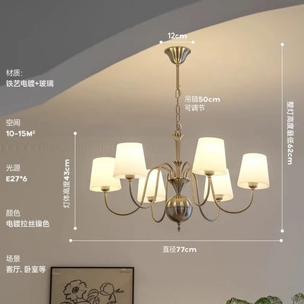 Lustre rétro français style Bauhaus pour décoration élégante — LZ4X9T2