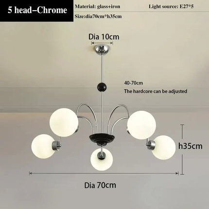 Plafonnier LED suspendu au design nordique moderne pour intérieur — LZ4X9QJ2