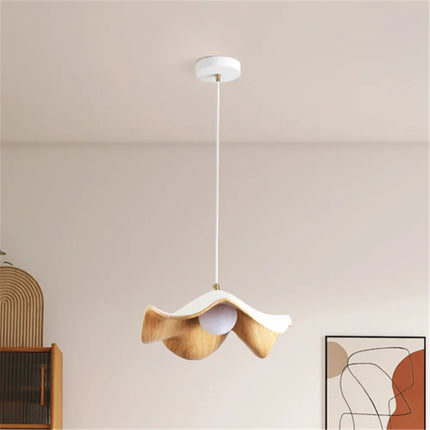 Suspension en fer et bois style cottage nordique pour loft et restaurant — LZ4X9T
