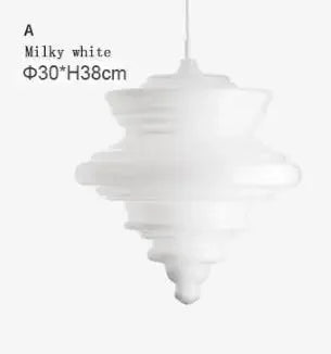 Suspension industrielle vintage en verre pour luminaire artistique — LZ4X9P2