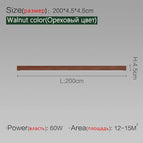 Coloris noyer 200 cm / Blanc chaud Pas de télécommande