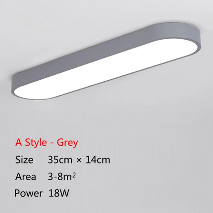 Plafonnier LED moderne pour balcons, couloirs, chambres et cuisine — LZ4X9P2