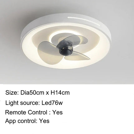 Plafonnier avec ventilateur et télécommande pour chambre d’enfants — LZ4X9T