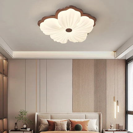Plafonnier moderne en bois à motif floral pour intérieur — LZ4X9T2
