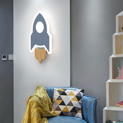 Applique murale LED enfant design vaisseau spatial Bowie — LZ4X9P2Q