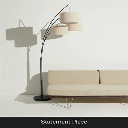 Lampadaire LED minimaliste américain rotatif — LZ4X9M