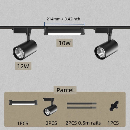 Spot LED sur rail pour éclairage professionnel de magasin — LZ4Q7M9