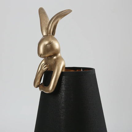Lampe de bureau design rétro en résine forme lapin pour intérieur — LZ4X9P2
