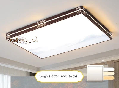 Lustre rectangulaire LED pour éclairage intérieur moderne — LZ4X9T2