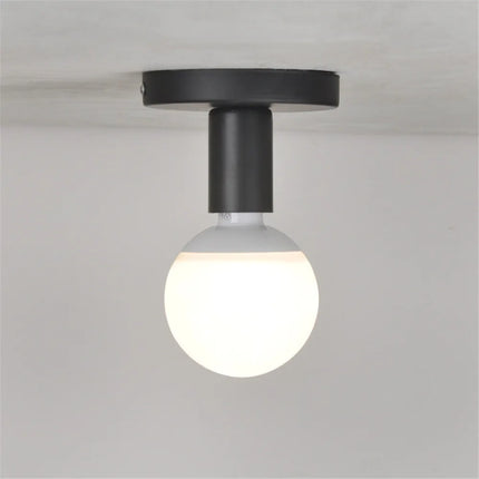 Plafonnier industriel rétro en métal au design simple — LZ4X9Q2N