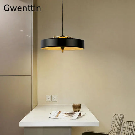 Suspension ronde LED style nordique pour décoration moderne — LZ4X9P