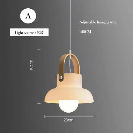 Lustre suspension en verre et bois au design moderne minimaliste — LZ4X9P2