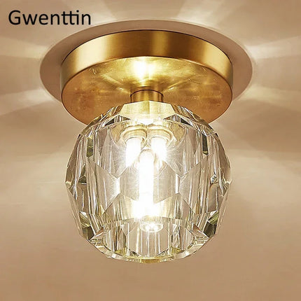 plafonnier moderne en cristal pour décoration intérieure élégante