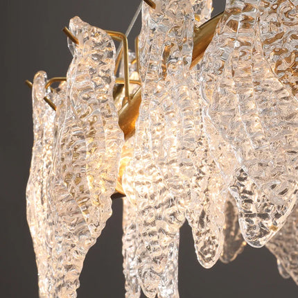 Lustre suspension en cristal lumineux au design moderne élégant — LZ4X9P