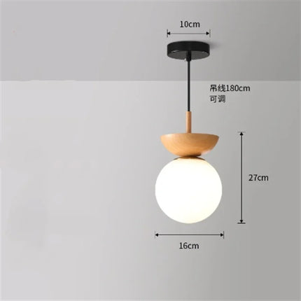 Suspension décorative nordique en forme de bûche pour intérieur — LZ4X9P