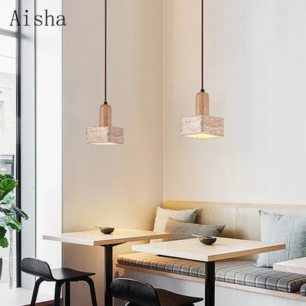 Suspension en pierre naturelle au style scandinave pour intérieur — LZ4N7Q2H