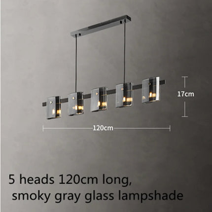 Lustre LED postmoderne en cristal pour intérieur élégant — LZ4X9J2