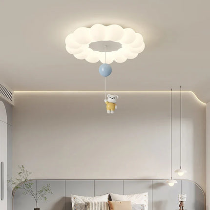 Plafonnier enfant avec motifs ours, lapin et nuage pour éclairage intérieur — LZ4X9M