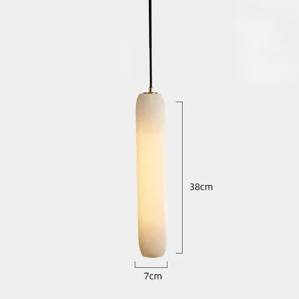 Lustre suspension en marbre naturel style nordique — LZ4P9XQ