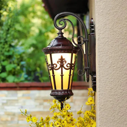 Applique murale extérieure étanche style rétro européen pour jardin et balcon — LZ4G7Q2