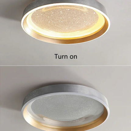 Plafonnier rond moderne effet ciel étoilé pour chambre et balcon — LZ4X9P