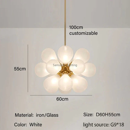Suspension design en verre pour décoration intérieure — LZ4P9XQ