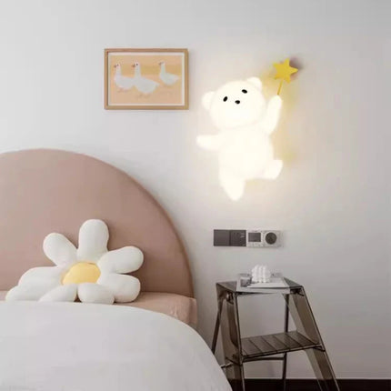 Applique murale LED lapin et radis pour chambre enfant — LZ4X9QJ