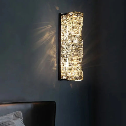 Applique murale carrée en cristal au design moderne et épuré — LZ4X9JQ