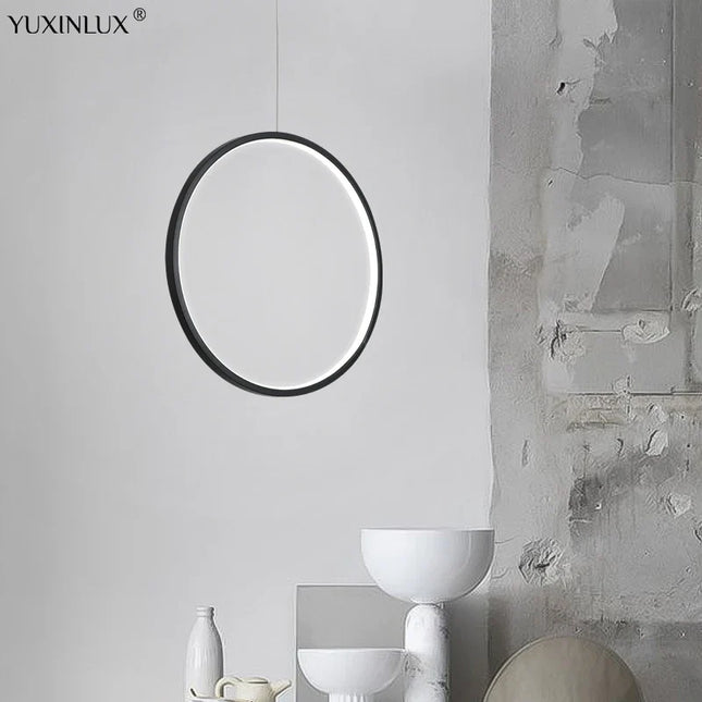 Lustre suspension LED minimaliste style nordique intérieur — LZ4X9M