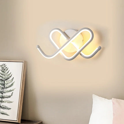 Applique murale LED intérieure en acrylique blanc chaud et froid — LZ4X9P2